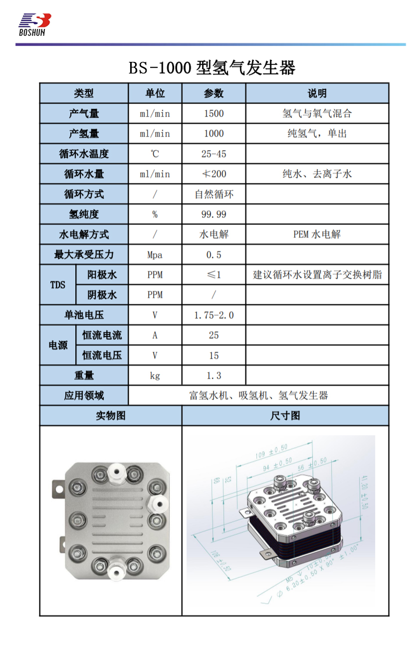 1000毫升參數表